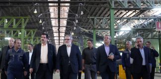 بازدید مدیرعامل بانک رفاه کارگران کشور از شرکت هپکو
